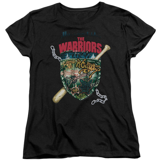 WARRIOR HIELD - S/S WOMENS TEE - BLACK T-Shirt