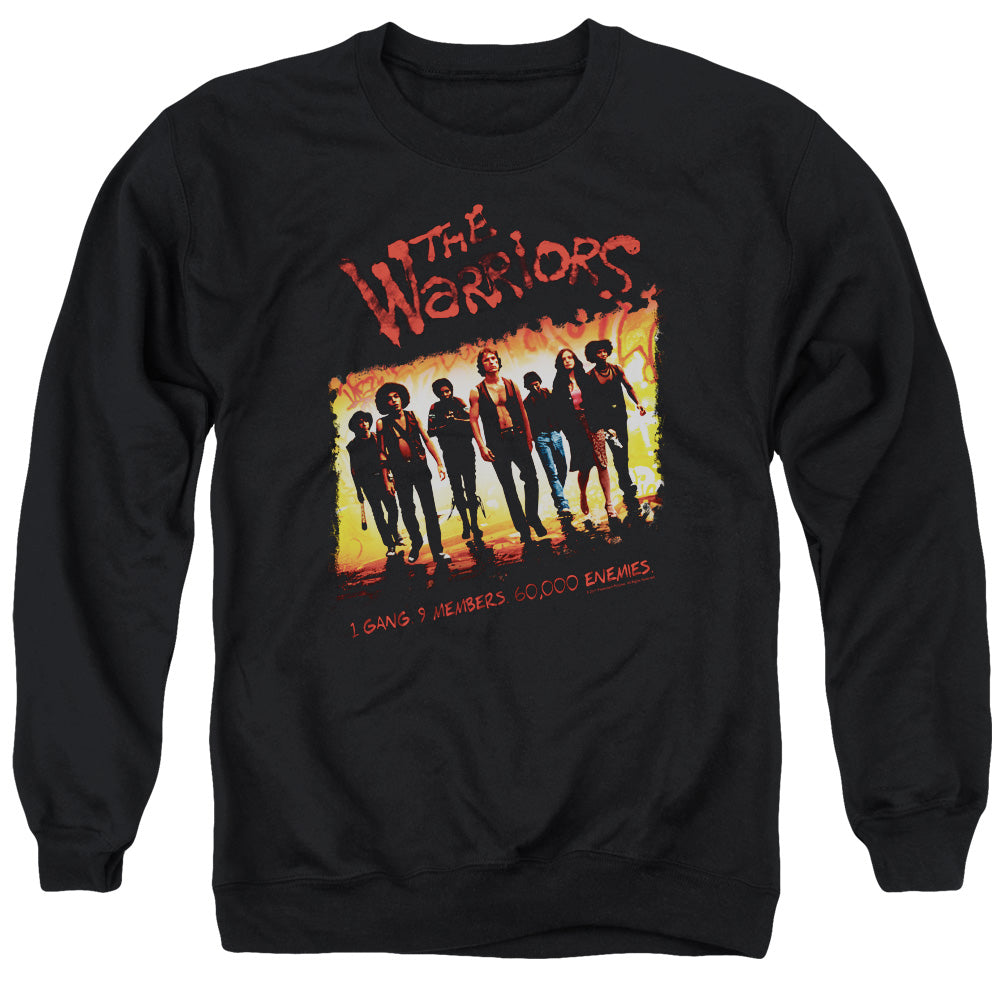 Warriors - One Gang - Adult Crewneck Sweatshirt - Black