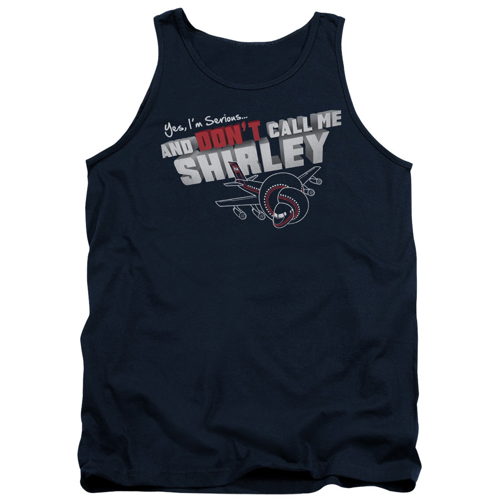 Airplane - Dont Call Me Shirley - Adult Tank - Navy