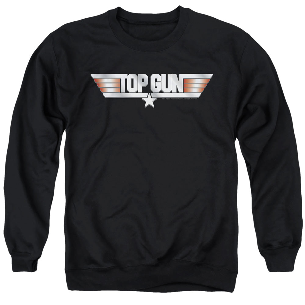 Top Gun - Logo - Adult Crewneck Sweatshirt - Black