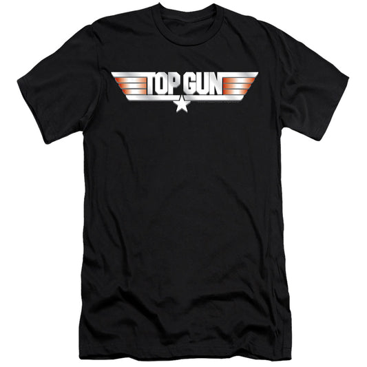 Top Gun - Logo-premuim Canvas Adult Slim Fit 30/1 - Black