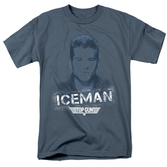 Top Gun - Iceman - Short Sleeve Adult 18/1 - Slate T-shirt