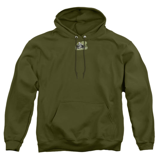 Ferris Bueller - Mr. Rooney - Adult Pull-over Hoodie - Military Green