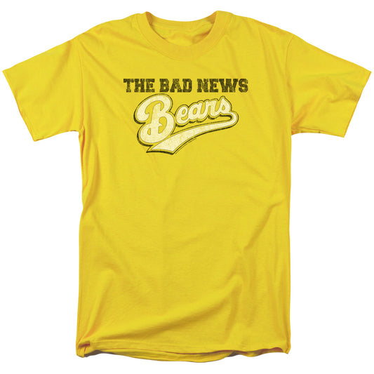 Bad News Bears - Logo - Short Sleeve Adult 18/1 - Yellow T-shirt