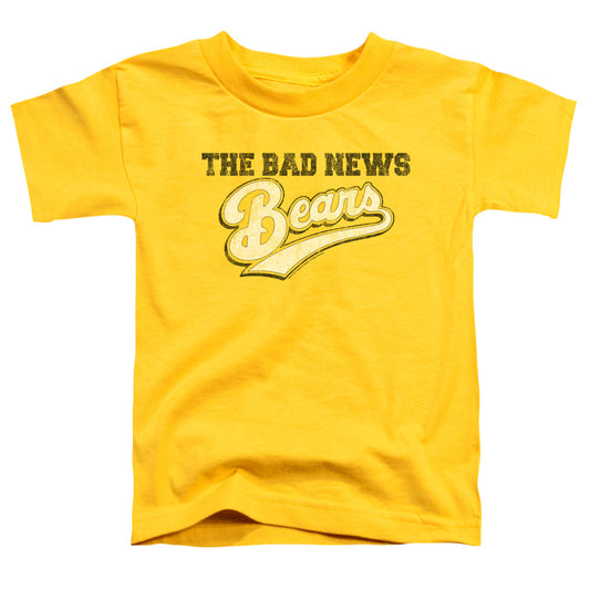 Bad News Bears - Logo - Short Sleeve Toddler Tee - Yellow T-shirt