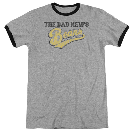 Bad News Bears - Logo - Adult Ringer - Heather/black