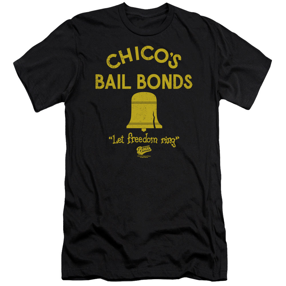 BAD NEWS BEARS CHICOS BAIL BONDS - S/S ADULT 30/1 - BLACK T-Shirt