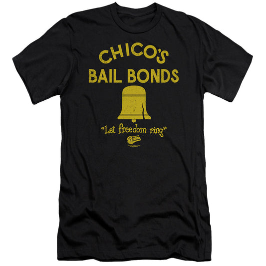 BAD NEWS BEARS CHICOS BAIL BONDS - S/S ADULT 30/1 - BLACK T-Shirt