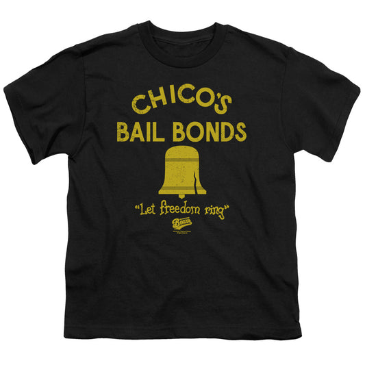 Bad News Bears - Chicos Bail Bonds - Short Sleeve Youth 18/1 - Black T-shirt