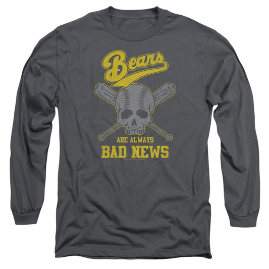 Bad News Bears - Always Bad News - Long Sleeve Adult 18/1 - Charcoal T-shirt