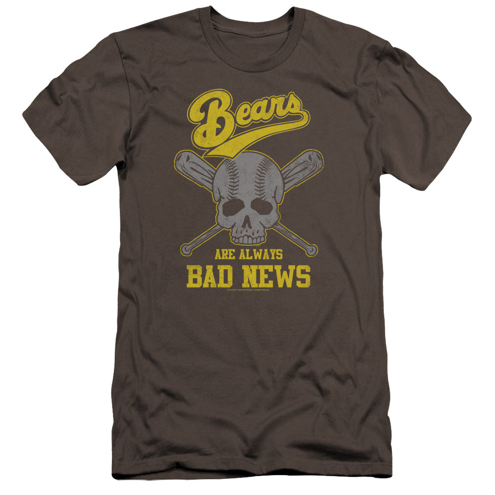 Bad News Bears - Always Bad News-premuim Canvas Adult Slim Fit 30/1 - Charcoal