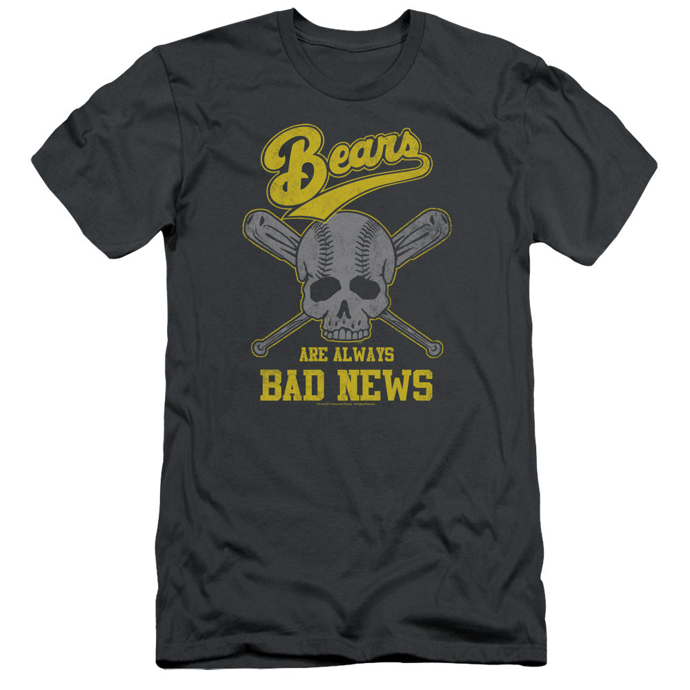 Bad News Bears - Always Bad News - Short Sleeve Adult 30/1 - Charcoal T-shirt