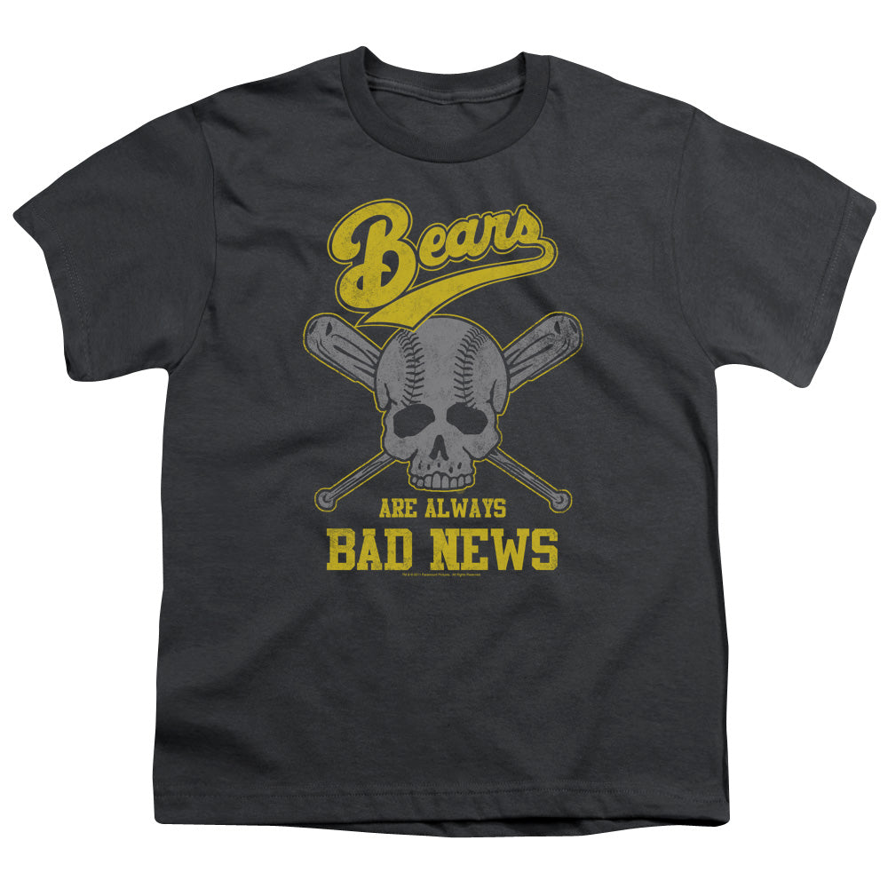 Bad News Bears - Always Bad News - Short Sleeve Youth 18/1 - Charcoal T-shirt