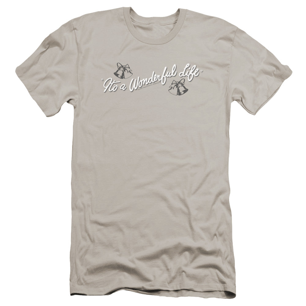 Its A Wonderful Life - Logo-premuim Canvas Adult Slim Fit 30/1 - Silver