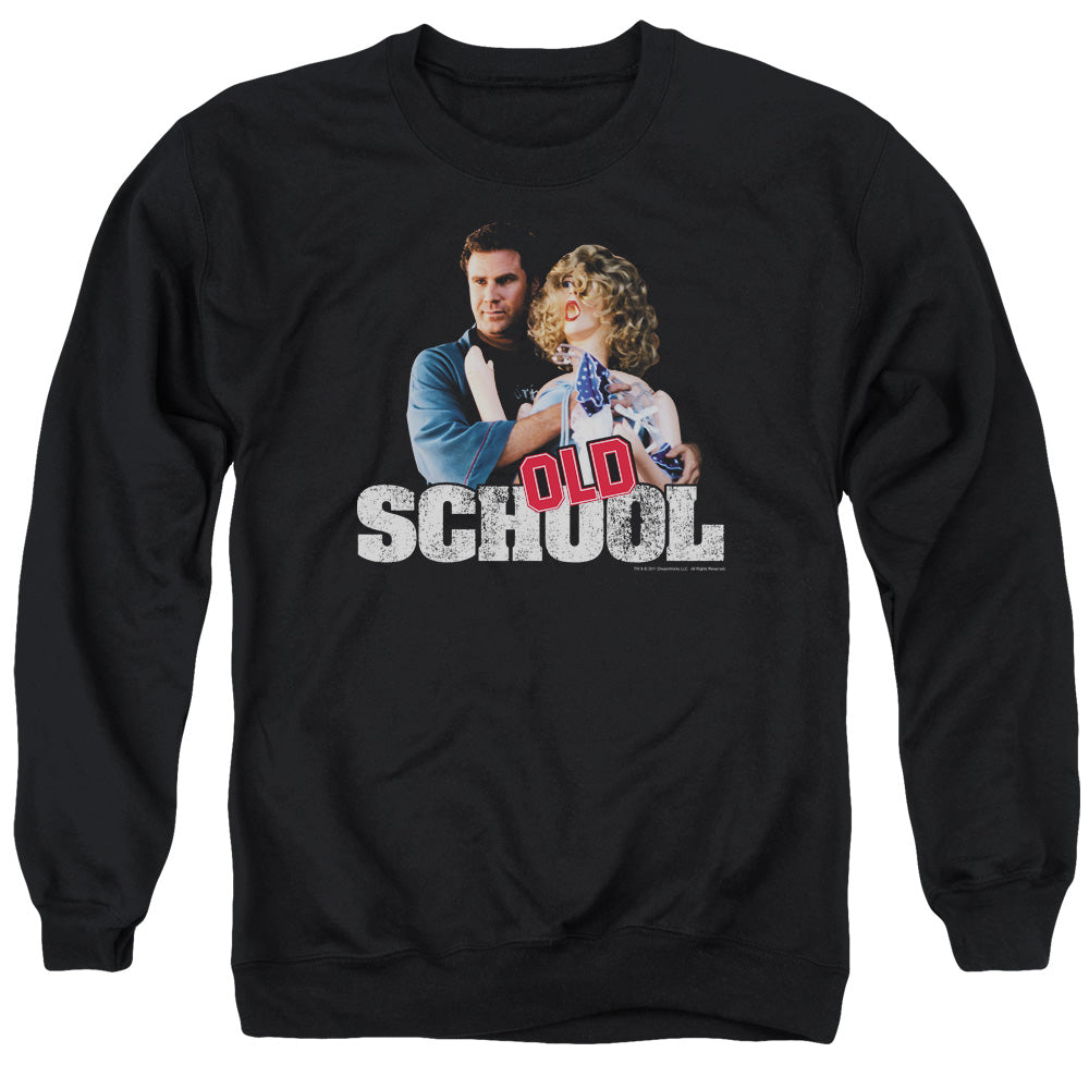 Old School - Frank And Friend - Adult Crewneck Sweatshirt - Black