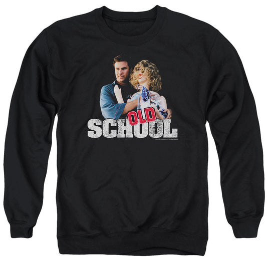 Old School - Frank And Friend - Adult Crewneck Sweatshirt - Black