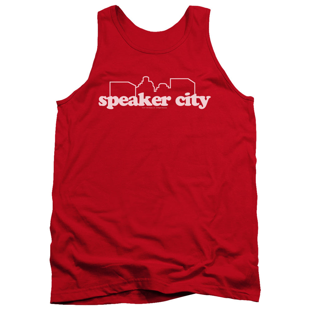 Old Schoolong Sleevepeaker City Logo - Adult Tank - Red T-shirt