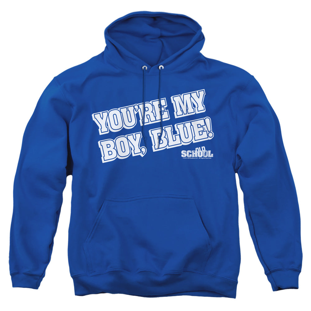 Old School - My Boy Blue - Adult Pull-over Hoodie - Royal Blue