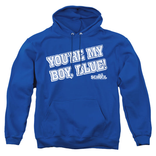 Old School - My Boy Blue - Adult Pull-over Hoodie - Royal Blue