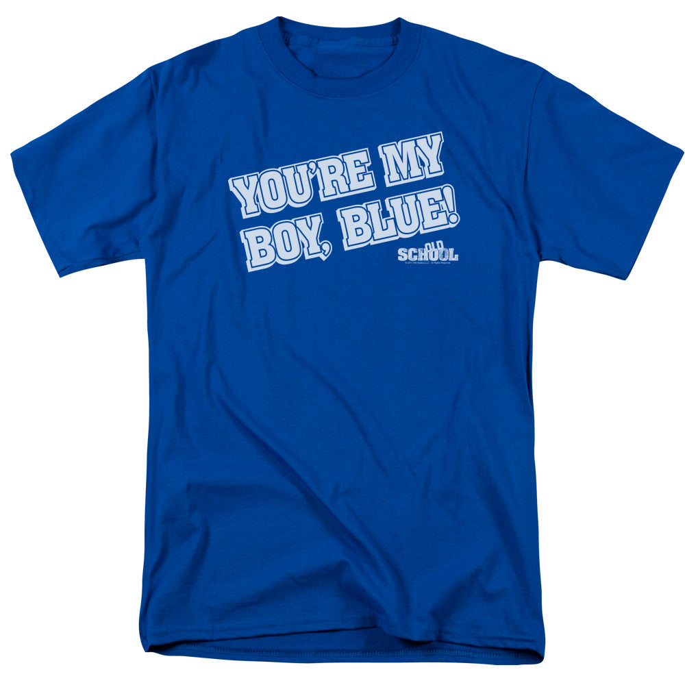 Old School - My Boy Blue - Short Sleeve Adult 18/1 - Royal Blue T-shirt