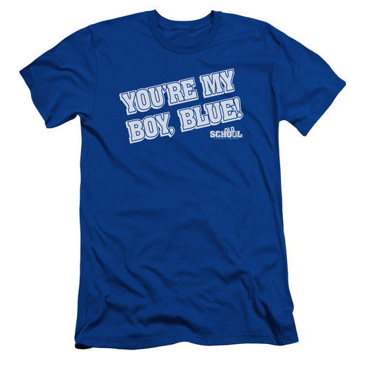 Old School - My Boy Blue - Short Sleeve Adult 30/1 - Royal Blue T-shirt