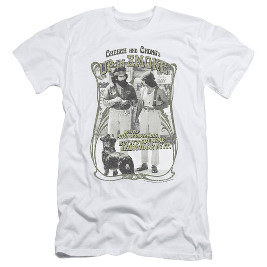 Up In Smoke - Labrador - Short Sleeve Adult 30/1 - White T-shirt