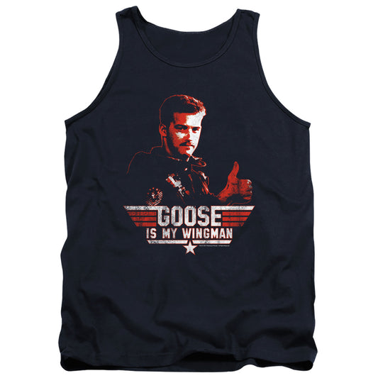 Top Gun - Wingman Goose - Adult Tank - Navy