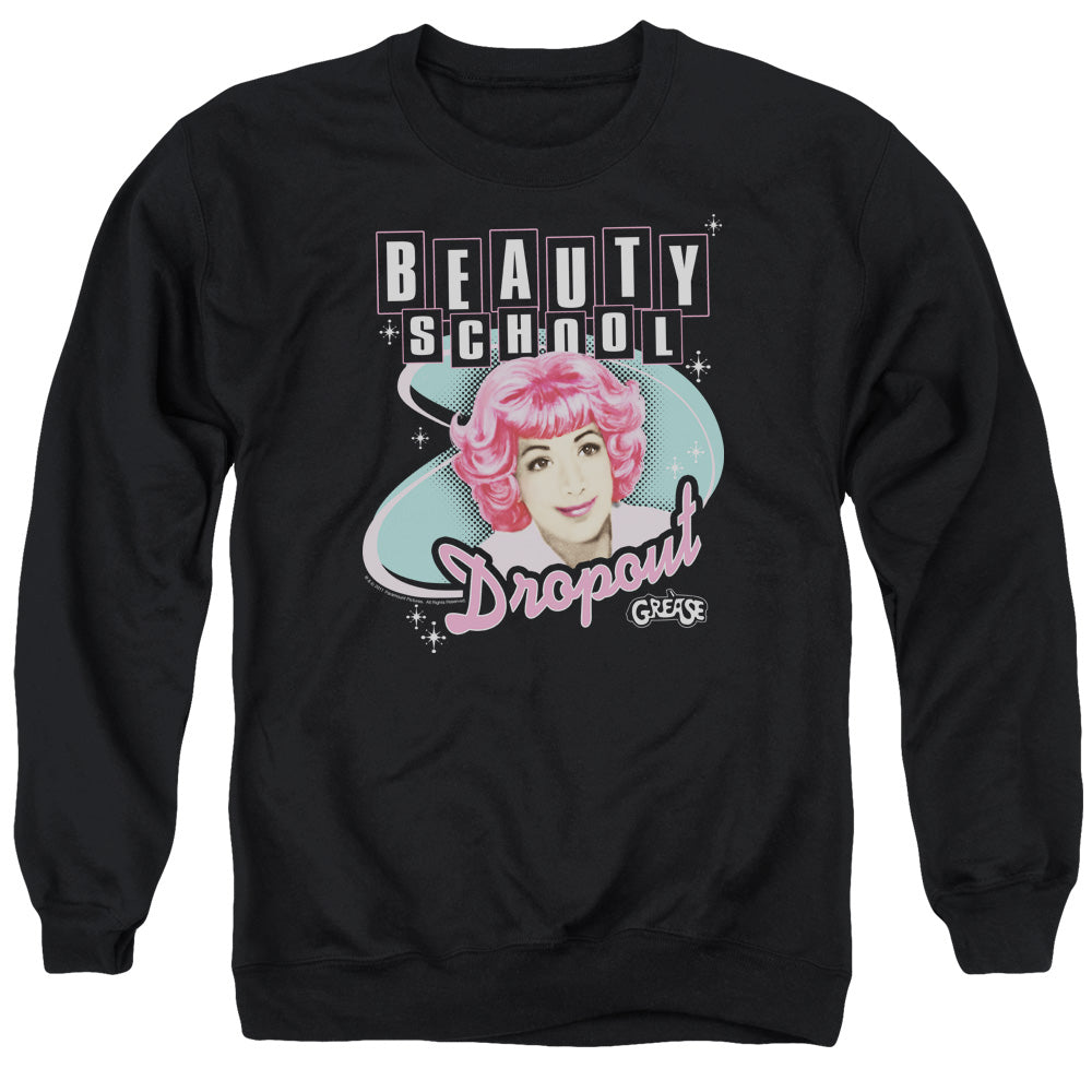 Grease - Beauty School Dropout - Adult Crewneck Sweatshirt - Black