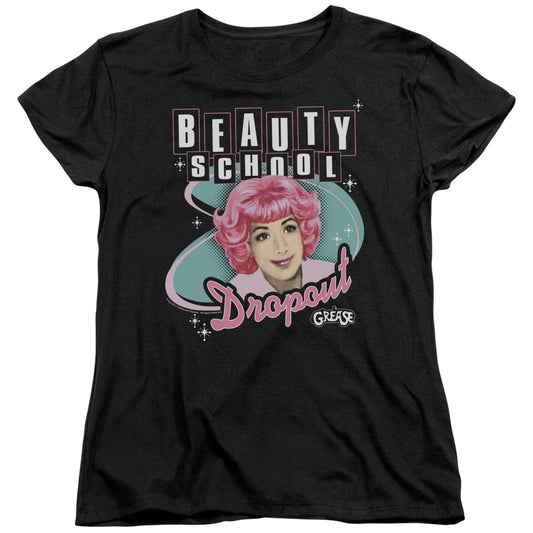 Grease - Beauty School Dropout - Short Sleeve Womens Tee - Black T-shirt