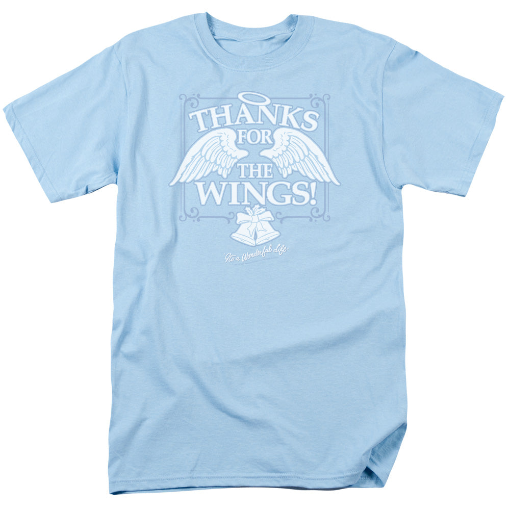 Its A Wonderful Life - Dear George - Short Sleeve Adult 18/1 - Light Blue T-shirt