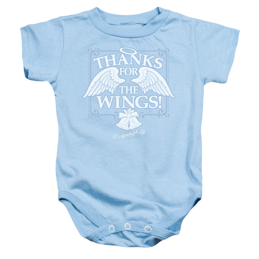 Its A Wonderful Life - Dear George-infant Snapsuit - Light Blue