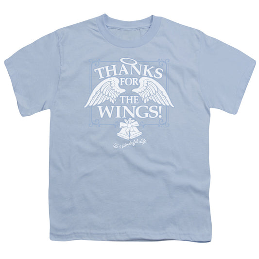 Its A Wonderful Life - Dear George - Short Sleeve Youth 18/1 - Light Blue T-shirt
