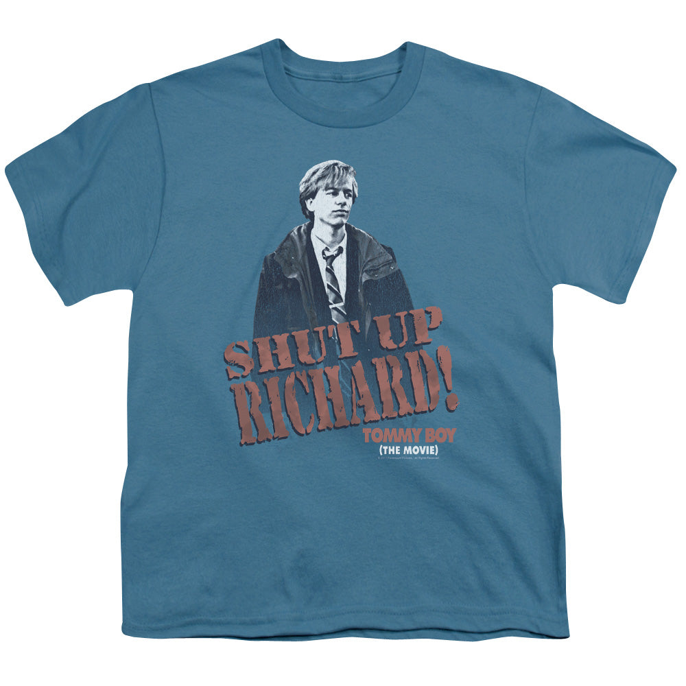 Tommy Boy - Shut Up Richard - Short Sleeve Youth 18/1 - Slate T-shirt