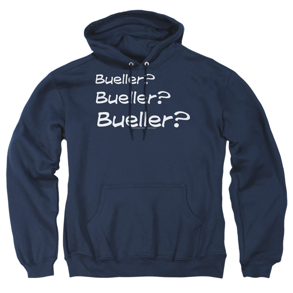 Ferris Bueller - Bueller? - Adult Pull-over Hoodie - Navy