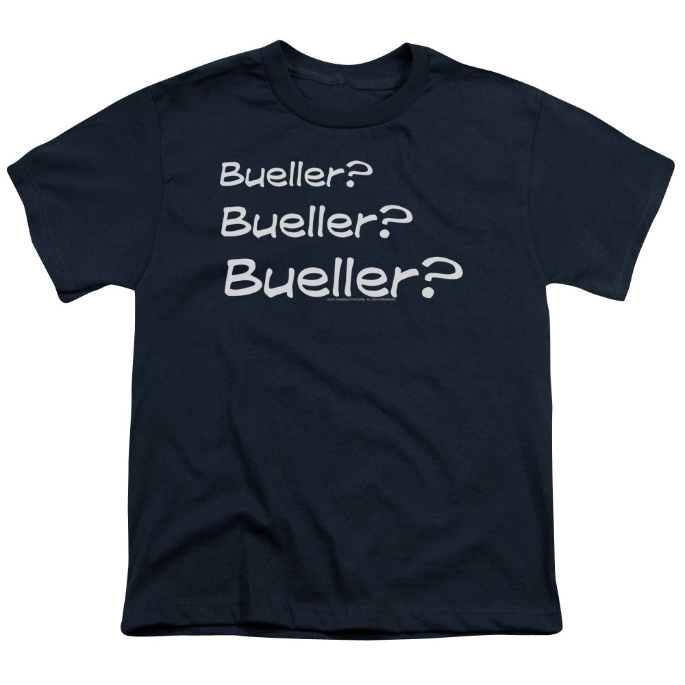FERRIS BUELLER BUELLER? - S/S YOUTH 18/1 - NAVY T-Shirt