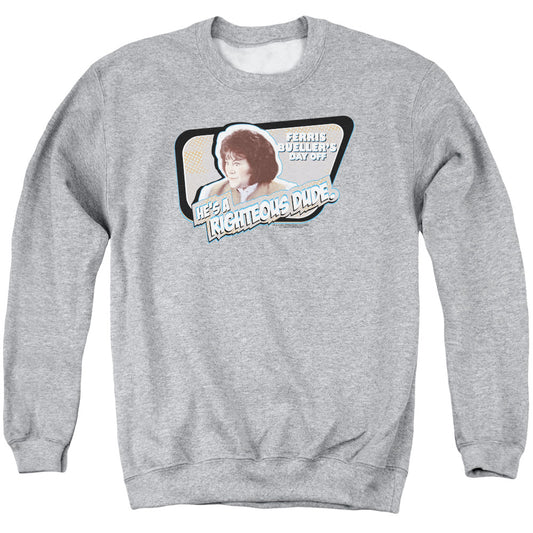 Ferris Bueller - Grace - Adult Crewneck Sweatshirt - Athletic Heather
