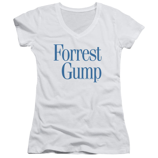 Forrest Gump - Logo - Junior V-neck - White