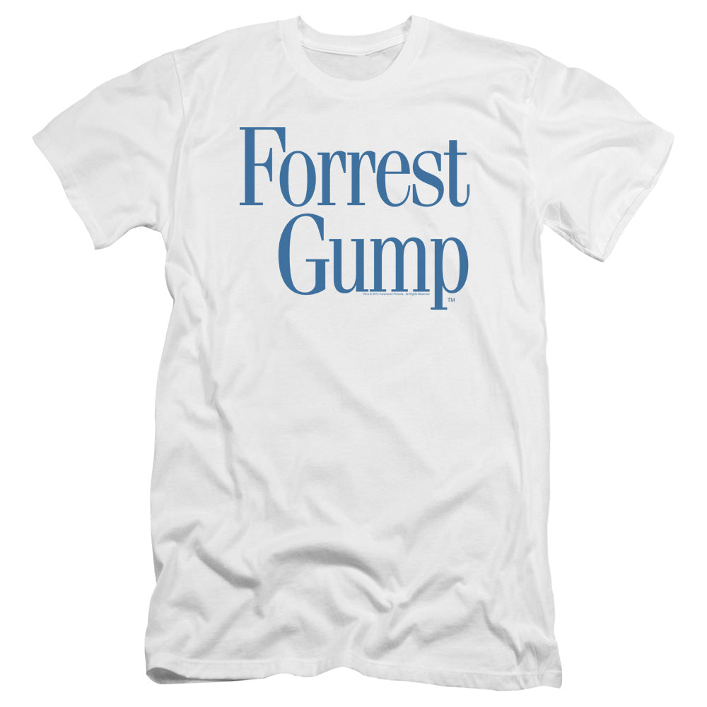 Forrest Gump - Logo-premuim Canvas Adult Slim Fit 30/1 - White