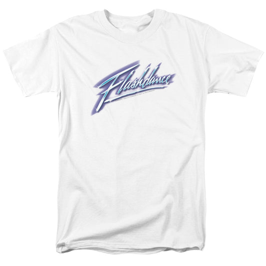 Flashdance - Logo - Short Sleeve Adult 18/1 - White T-shirt