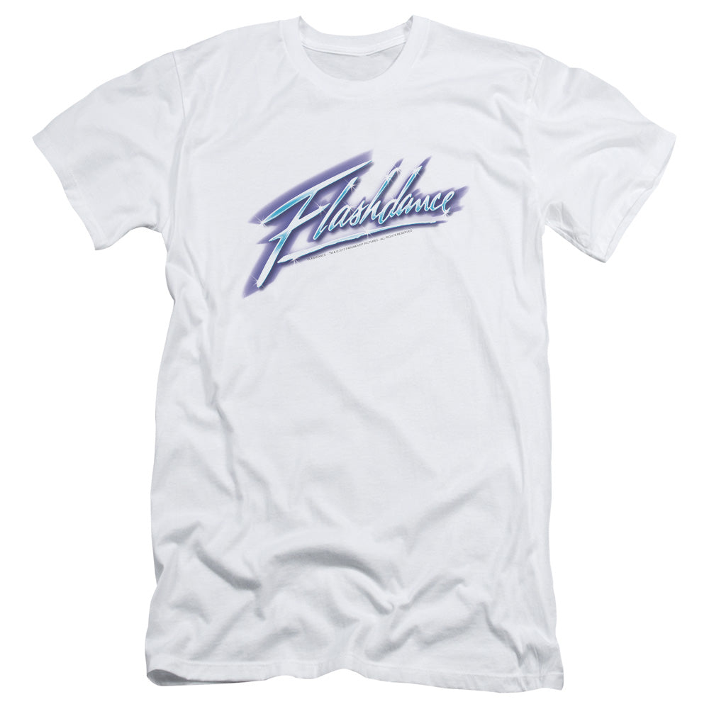 Flashdance - Logo - Short Sleeve Adult 30/1 - White T-shirt
