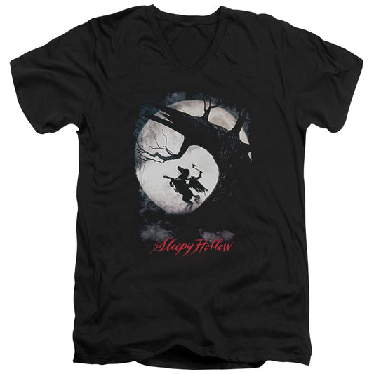 Sleepy Hollow - Poster - Short Sleeve Adult V-neck - Black T-shirt