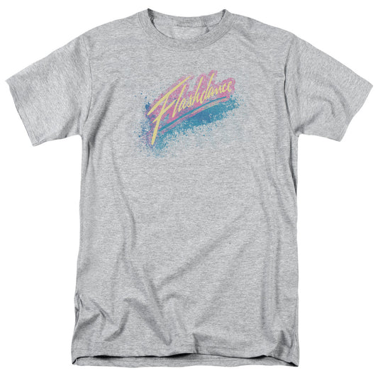 Flashdance - Spray Logo - Short Sleeve Adult 18/1 - Athletic Heather T-shirt