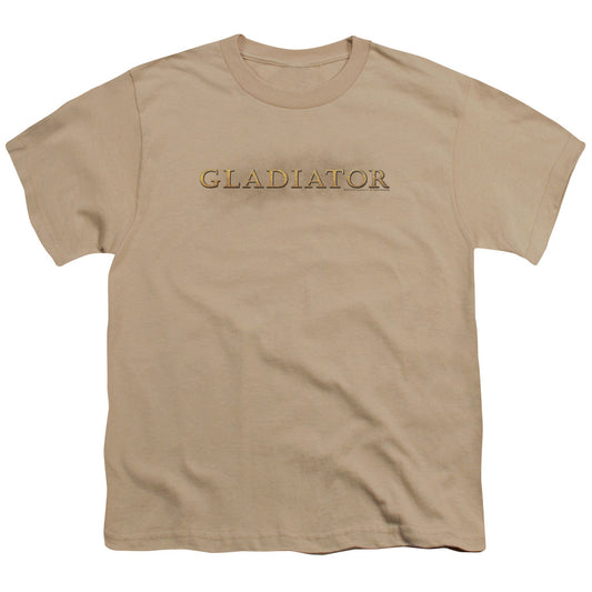 GLADIATOR LOGO - S/S YOUTH 18/1 - SAND T-Shirt