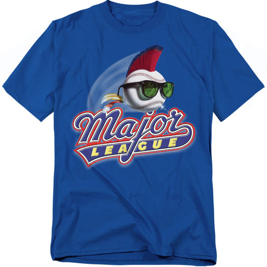 Major League - Title - Short Sleeve Adult 18/1 - Royal Blue T-shirt
