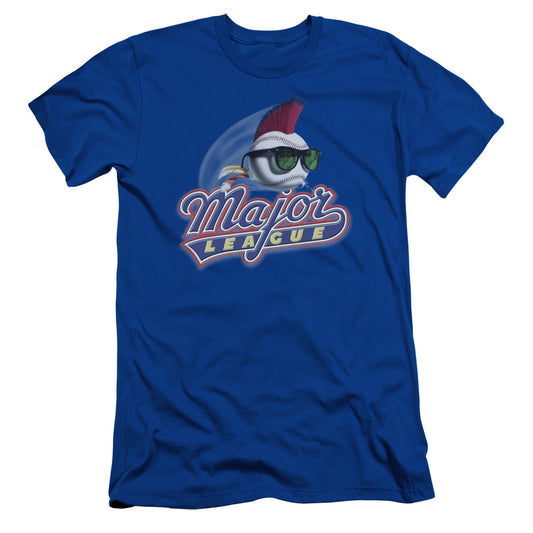 Major League - Title - Short Sleeve Adult 30/1 - Royal Blue T-shirt