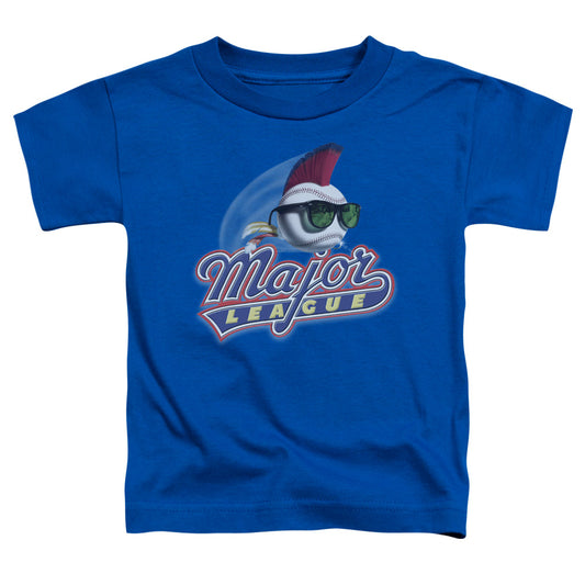 Major League - Title - Short Sleeve Toddler Tee - Royal Blue T-shirt
