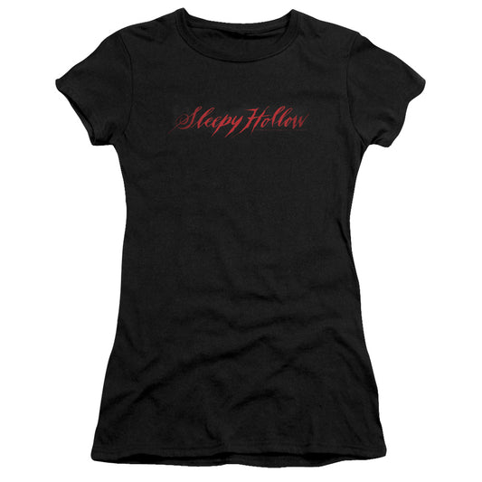 Sleepy Hollow - Logo - Short Sleeve Junior Sheer - Black T-shirt