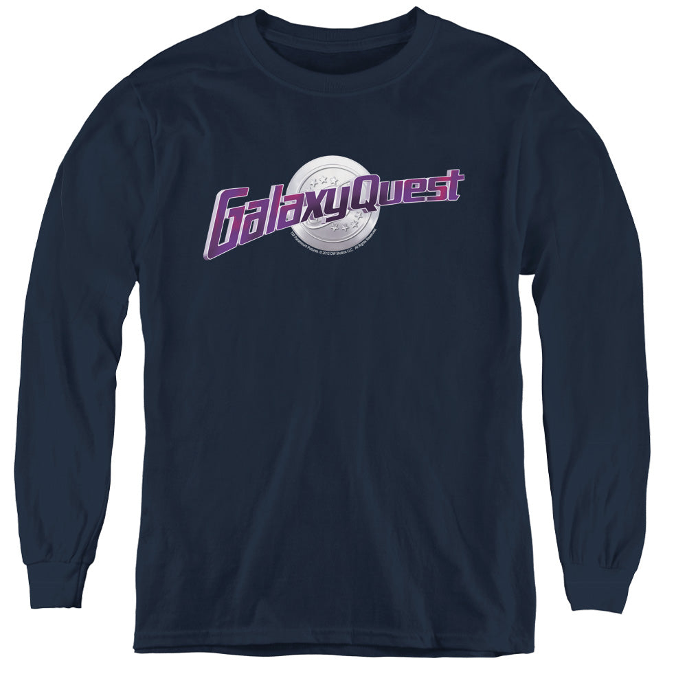 Galaxy Quest - Logo - Youth Long Sleeve Tee - Navy
