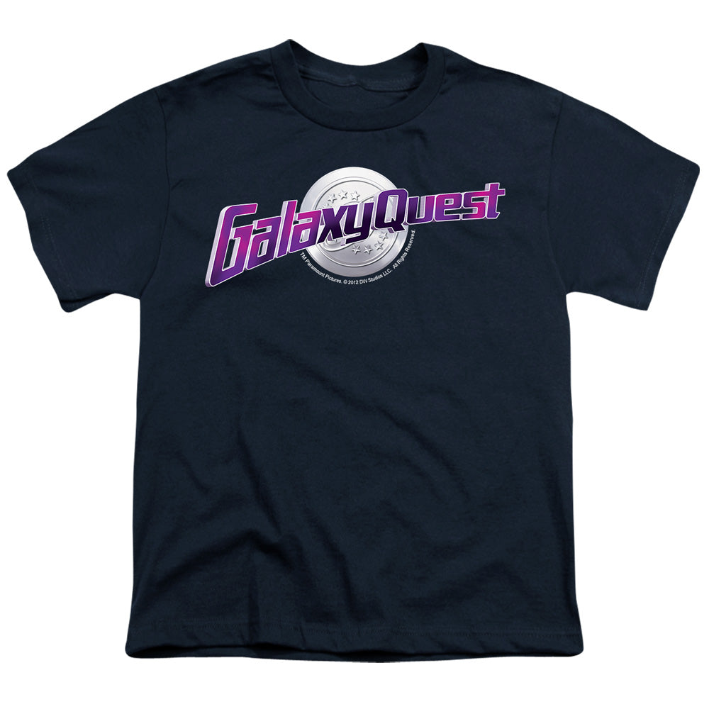 Galaxy Quest - Logo - Short Sleeve Youth 18/1 - Navy T-shirt