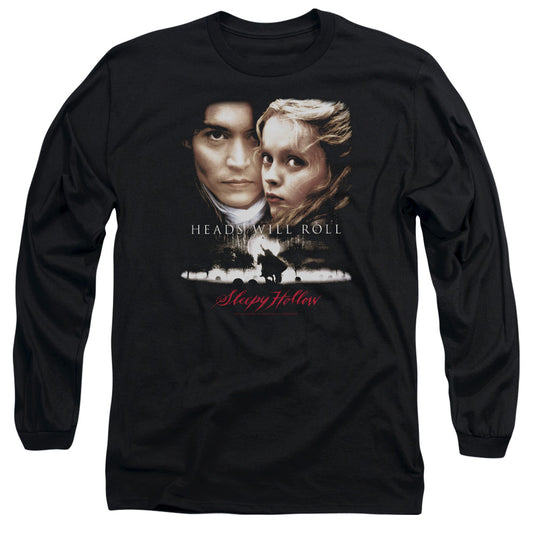 Sleepy Hollow - Heads Will Roll - Long Sleeve Adult 18/1 - Black T-shirt